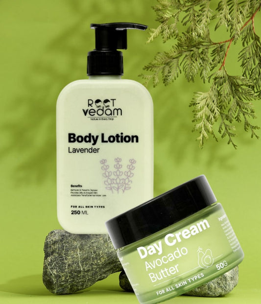 Nourishing Day Cream & Body Lotion 50g+250ml