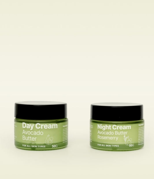 Avocado Day Cream & Night Cream 50g+50g