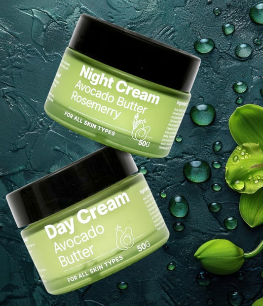 Avocado Day Cream & Night Cream 50g+50g