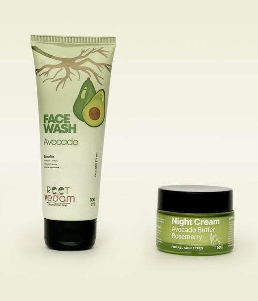 Avocado Face Wash & Night Cream 100ml+50g