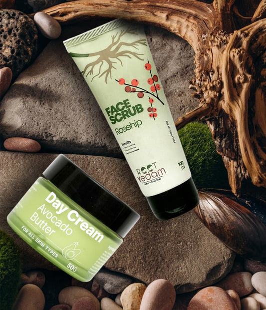 Nature-Inspired Face Scrub & Day Cream 100ml+50g