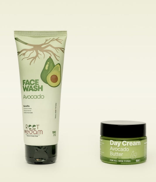 Avocado Face Wash & Day Cream 100ml+50g