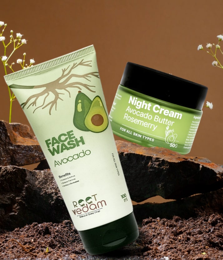 Avocado Face Wash & Night Cream 100ml+50g