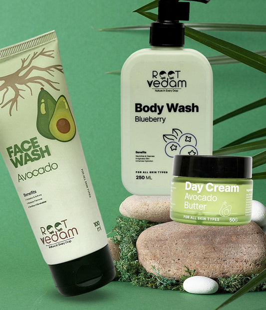 Summer Essential Combo Body wash, Face Wash & Day Cream 250ml+100ml+50g