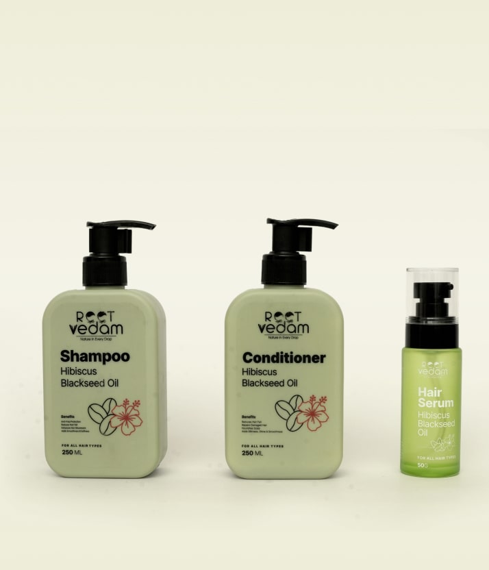 Stronger Hair with Shampoo, Conditioner & Hair Serum 250ml+250ml+50g